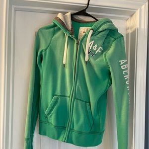 Front zip hoodie